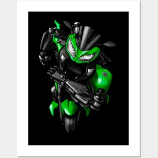 Kawasaki Ninja 300 Transformer Posters and Art